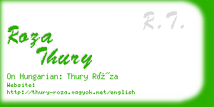 roza thury business card